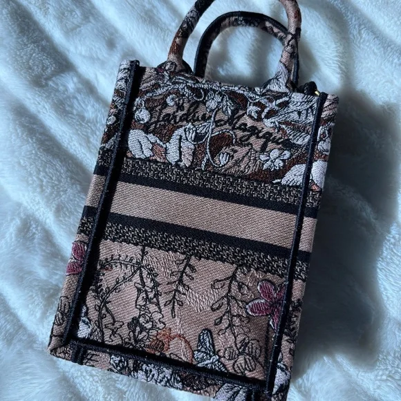 Mini Dior Book Tote in Pink - Picture 5 of 16